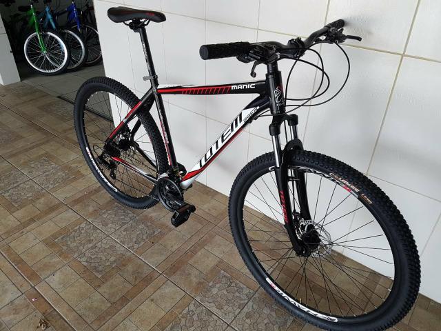 Bicicleta aro 29 freio a disco alumínio nova totem - Foto 2