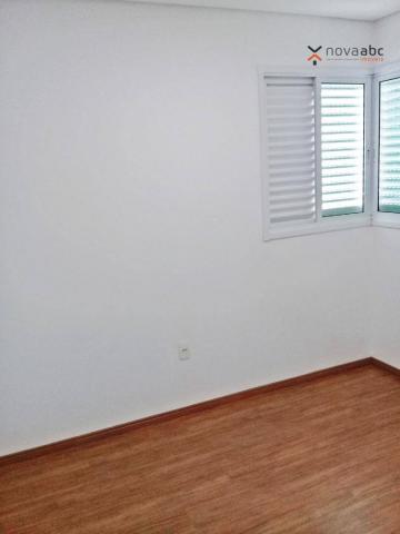 Apartamento com 3 dormitórios para alugar, 85 m² por R$ 2.500/mês - Jardim - Santo André/S - Foto 6