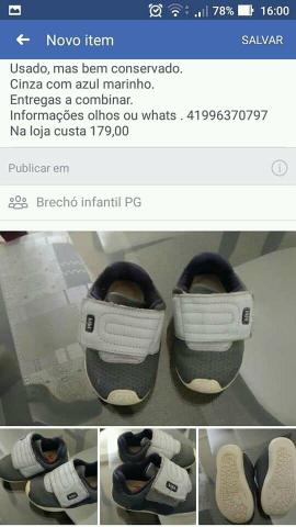 Sandália cartago, tênis Bibi e sapato.21 Menino - Foto 3