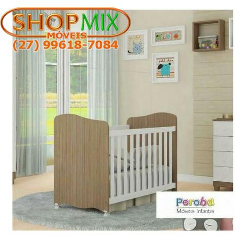 Frete Grátis* Quarto de Bebê Armário, Cômoda Tedy e Berço Uli- Tedy *NOVO - Foto 2