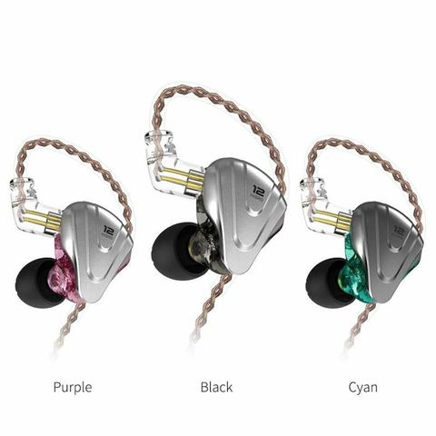 Fone Zsx In-Ear 12drives para retorno de palco kz profissional - Foto 2