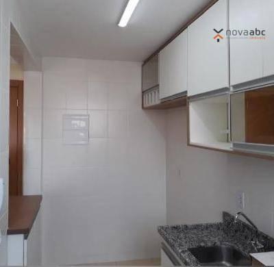 Apartamento com 2 dormitórios para alugar, 50 m² por R$ 1.000/mês - Utinga - Santo André/S - Foto 4