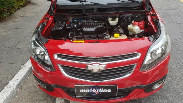 Chevrolet - Agile LTZ 1.4 Flex 2014 Vermelho Completo Super Novo Doc OK - Foto 8