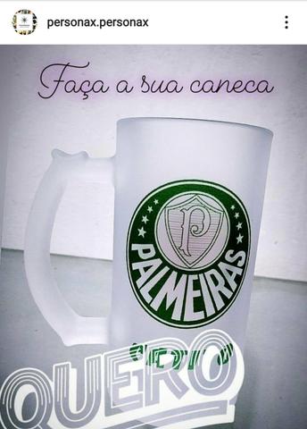 Canecas de Chopp de Vidro Fosco Personalizadas - Foto 3