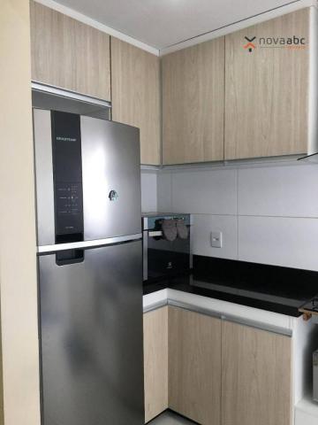 Apartamento com 2 dormitórios para alugar, 63 m² por R$ 2.100/mês - Campestre - Santo Andr - Foto 9