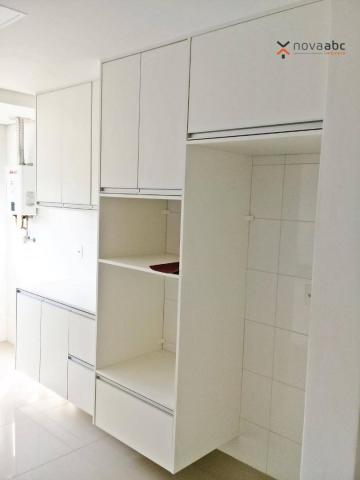 Apartamento com 3 dormitórios para alugar, 85 m² por R$ 2.500/mês - Jardim - Santo André/S - Foto 8