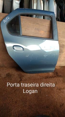 Porta traseira direita logan