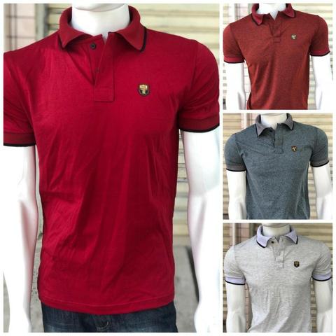 Kit Camisetas Camisa Revenda Gola Polo Masculina Atacado R$ 15,00
