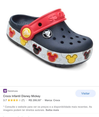 calçados infantil netshoes