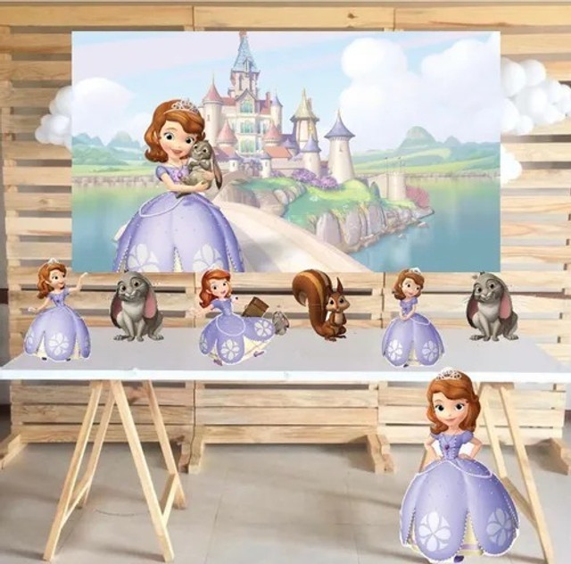 Kit decoração festa Infantil Princesa Sofia