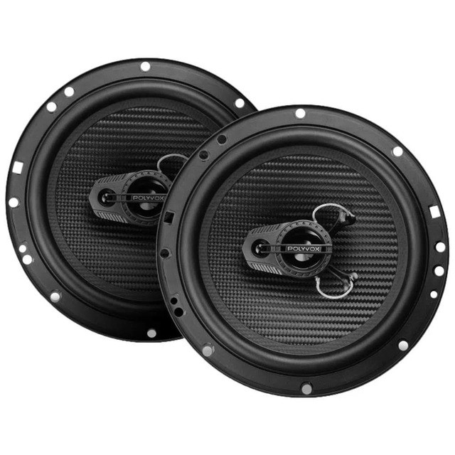 Kit Alto-falante Polyvox 6 Polegadas Triaxial Atx 6050 55watss  - Foto 2