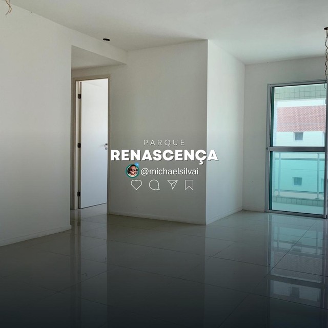 Apartamento no Renascença, Cond. Parque Renascença, 77m², 3 Quartos, 3 Banheiros, 2 Vagas - Foto 3