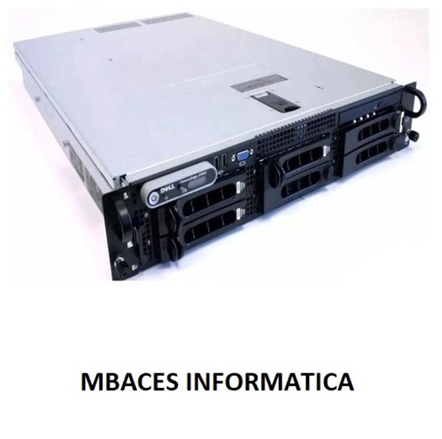Servidor Dell PowerEdge 2950 G2 2x Xeon Dual core 16G 2x HD sas 300GB