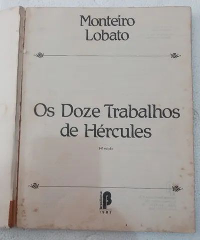os doze trabalhos de hércules monteiro 
