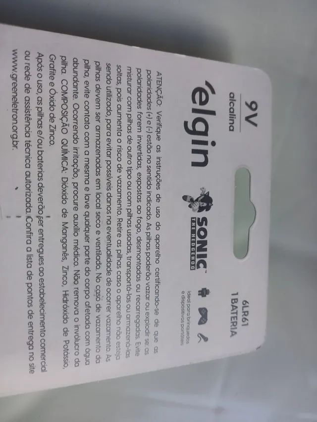 Bateria alcalina Elgin 9V multiuso - Foto 2