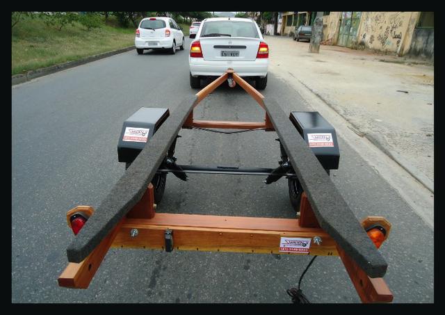 Carreta Rodoviária para Barco 4,50 - Foto 4