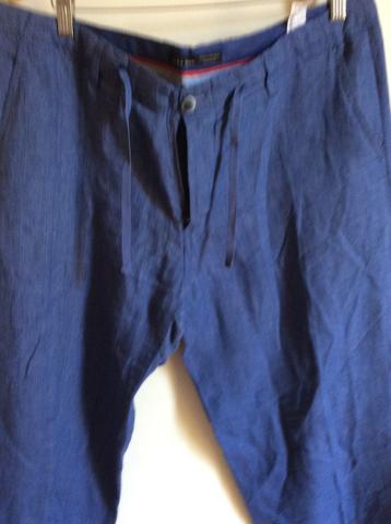 Calça linho Zara 44