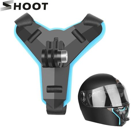 Suporte para capacete GoPro SHOOT Motocicleta Capacete Queixo Frente - Foto 2