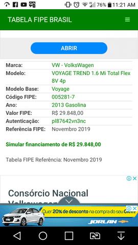 Vende se ou troca voyage g6 1.6 trend 2013 - Foto 6