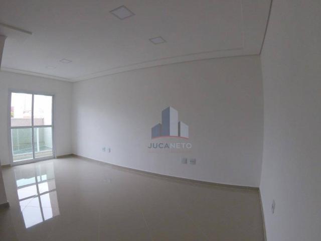 Apartamento com 2 dormitórios para alugar, 68 m² por r$ 1.125/mês - parque são vicente - m - Foto 2