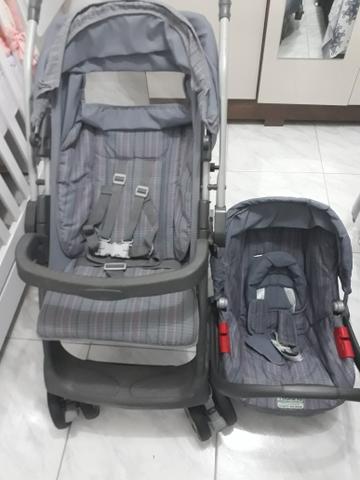 Vendo carrinho e bebê conforto. - Foto 2