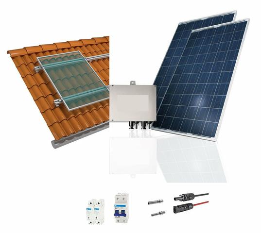 Kit completo de energia solar