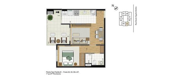 (HN) TR 20905 - Preço de Oportunidade !!! Apartamento novo com 2 quartos no Meireles - Foto 12