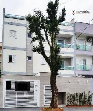Apartamento com 3 dormitórios para alugar, 69 m² por R$ 1.800/mês - Vila Pires - Santo And