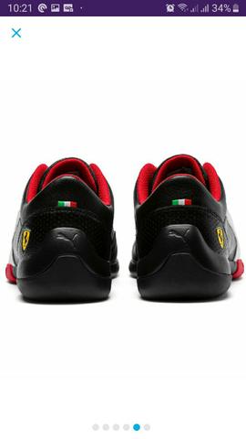 Tênis Puma Scuderia Ferrari kart cat lll - Foto 4