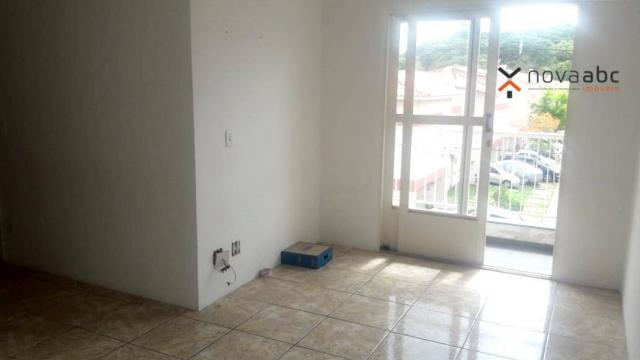 Apartamento com 2 dormitórios para alugar, 56 m² por R$ 1.200/mês - Utinga - Santo André/S