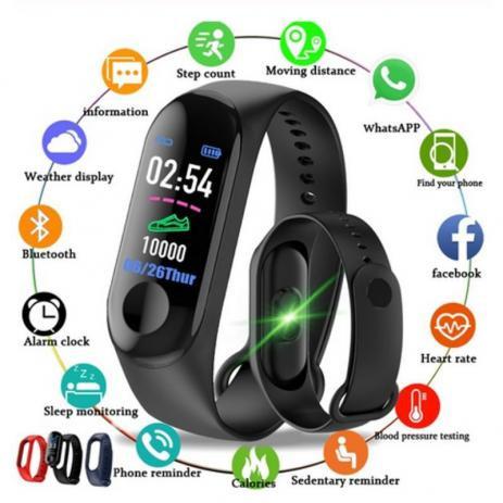 Smartband M3 pulseira relógio inteligente Nova