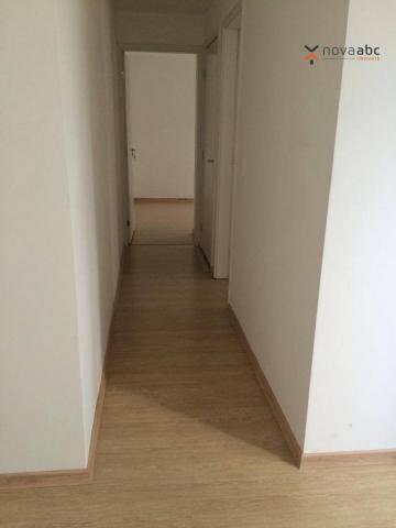 Apartamento com 2 dormitórios para alugar, 47 m² por R$ 1.300/mês - Vila Homero Thon - San - Foto 6