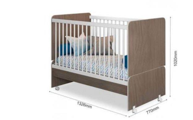 Berço mini cama c/ colchão novo # entrego montagem grátis
