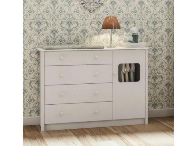 Frete Grátis* Cômoda Infantil 1 porta - Mila *NOVO