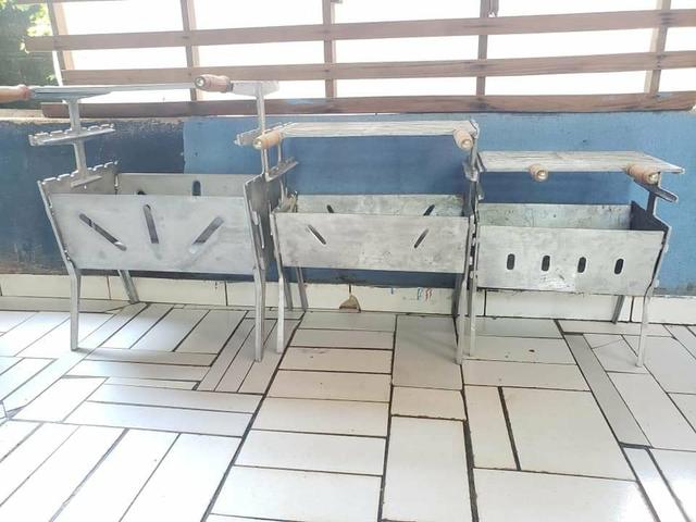 Churrasqueira de alumínio batido a partir de 120