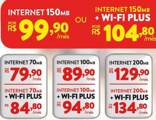 Intenert 100% fibra óptica mob