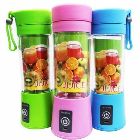 Mini liquidificador portatil a bateria usb bate fruras shakes e muito mais