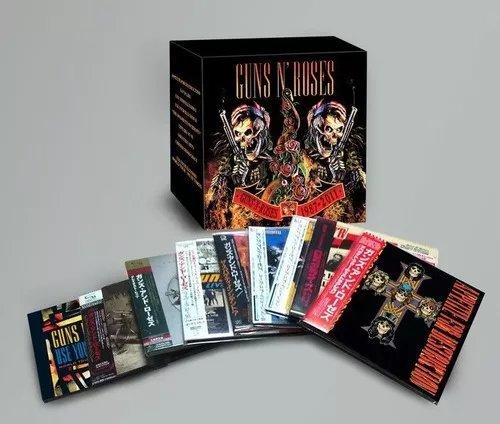 Coleção Guns'n'roses 1987-2011 9 Cds 2 Dvd Box Japan Lacrado