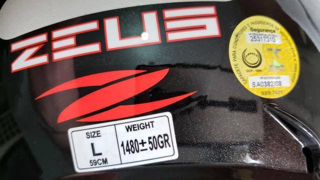 Capacete Zeus com pouco uso - Foto 7