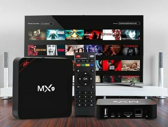 Tv box Mx9 4K 5G sem mensalidades