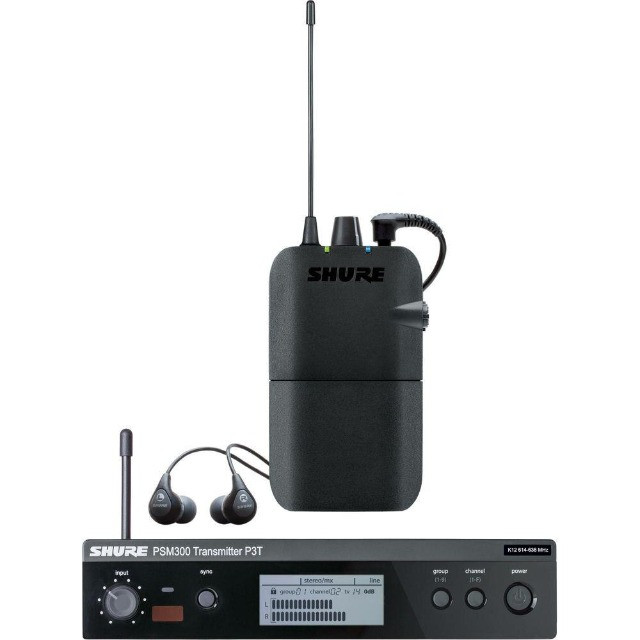 Sistema De Monitor Sem Fio Estéreo Psm-300 Shure PSM300 Loja Cheiro de Música
