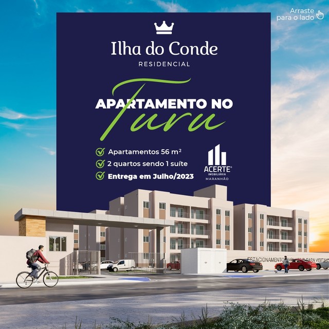 Apartamento para venda com 57 metros quadrados com 2 quartos em Turu - São Luís - MA - Foto 9