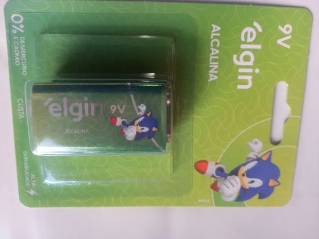 Bateria alcalina Elgin 9V multiuso