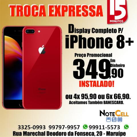 Tela Para iPhone 8 Plus Apenas 349,90 (Tela Completa) Já Instalada, em 15 Minutos! - Foto 2