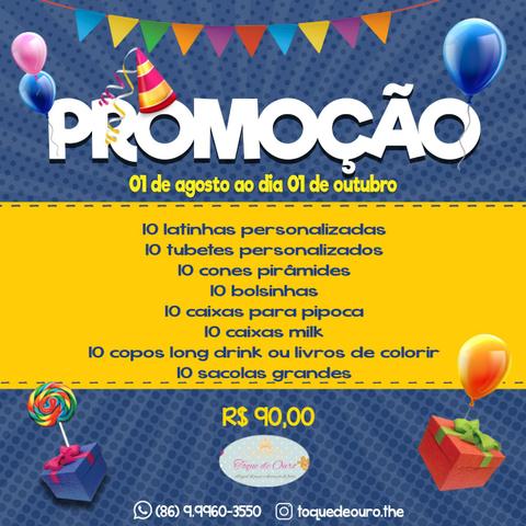 Kit personalizados para festas