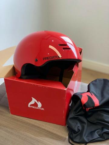 Capacete Predator Sk8 Hybrid Vermelho Skate