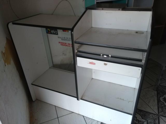 Balcão caixa com vitrine - Foto 2