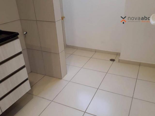 Apartamento com 2 dormitórios para alugar, 46 m² por R$ 900/mês - Vila João Ramalho - Sant - Foto 15