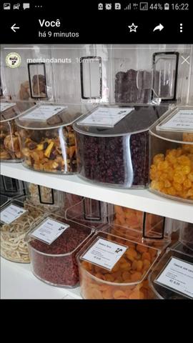 Potes a Granel para loja de produtos naturais