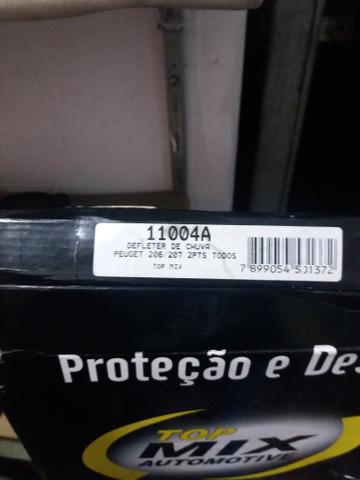 Calha de chuva Peugeot 206/207 2 portas nova na embalagem